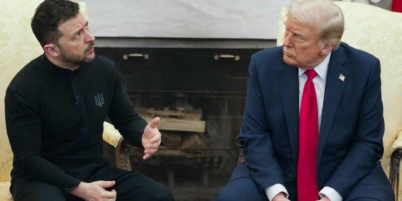 Ein Treffen zwischen US-Präsident Trump und seinem ukrainischen Kollegen Selenskyj eskalierte am Freitag. (Archivbild) - Foto: Mystyslav Chernov/AP/dpa