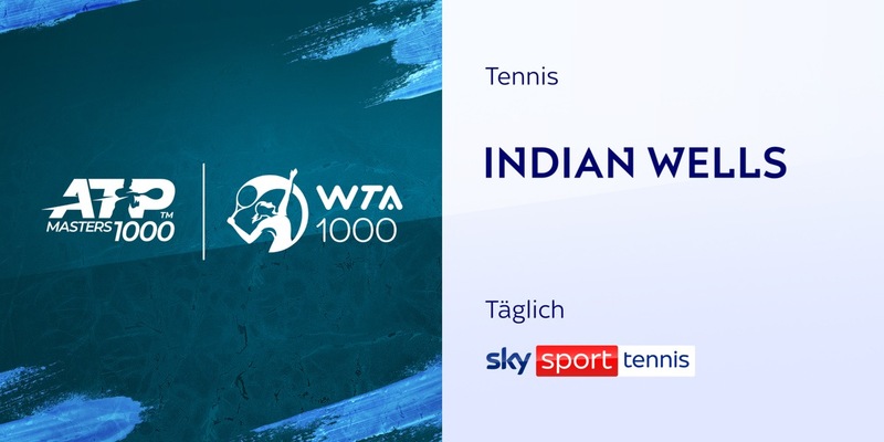 Das fünfte Grand-Slam-Turnier des Jahres: Weltklasse-Tennis aus Indian Wells ab Mittwoch live und exklusiv bei Sky Sport - Foto: presseportal.de