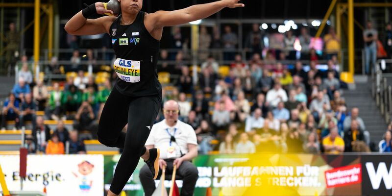 Yemisi Ogunleye ist eine der größten deutschen Hoffnungen für die Hallen-EM in den Niederlanden. - Foto: Marius Becker/dpa