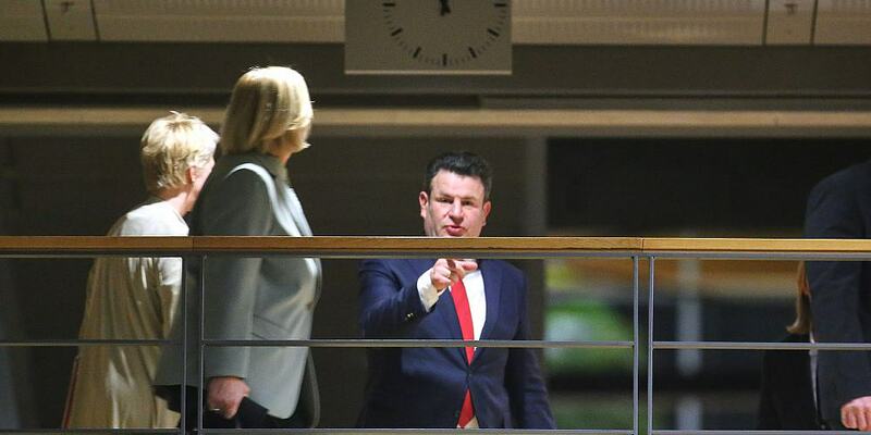 Manuela Schwesig, Anke Rehlinger, Hubertus Heil am 03.03.2025 nach Ende der 2. Sondierungsrunde - Foto: über dts Nachrichtenagentur