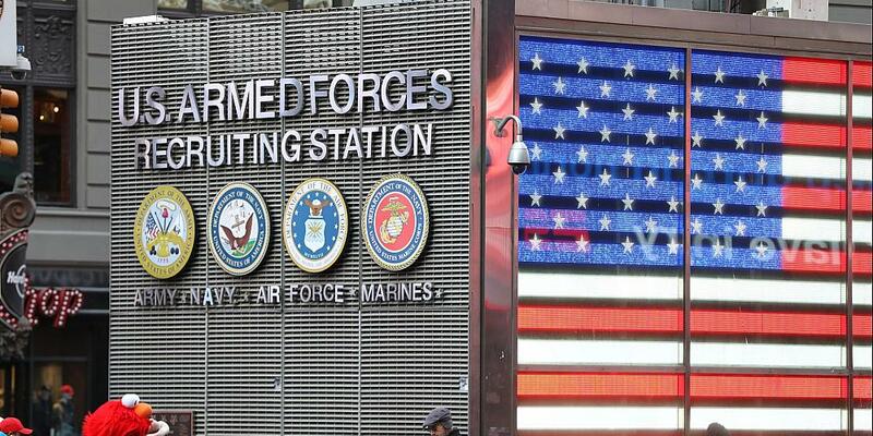 Rekrutierungsstation der US-Streikräfte (Archiv) - Foto: über dts Nachrichtenagentur