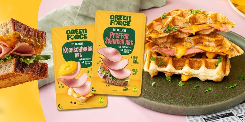 Schinken war nie heißer: GREENFORCE bringt den Kult-Klassiker in pflanzlich und zum Erhitzen! - Foto: presseportal.de