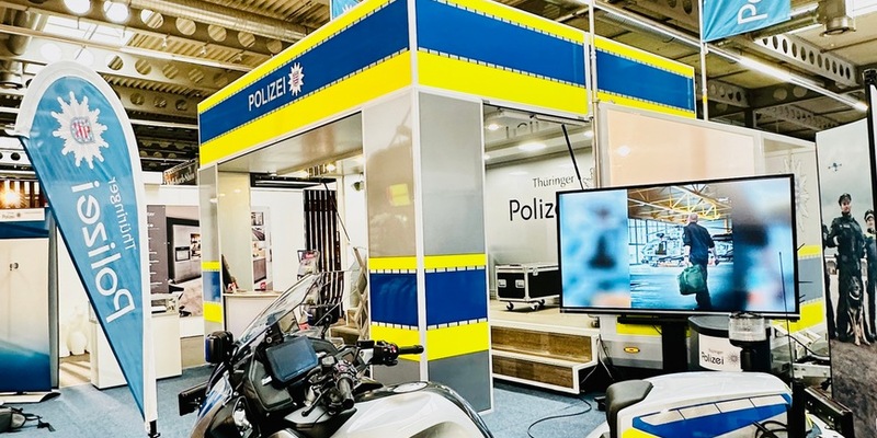 LPD-EF: Thüringer Polizei auf der Thüringen Ausstellung 2025 / 8. bis 16. März 2025 in Halle 1, Stand B05 - Foto: presseportal.de