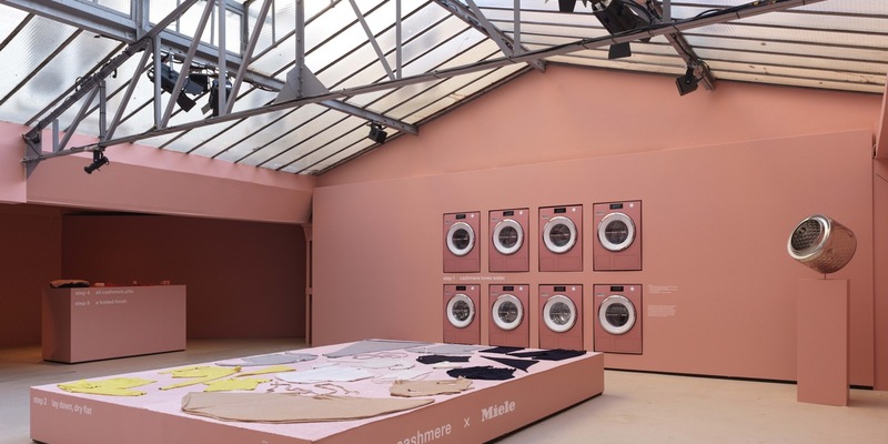 Miele und extreme cashmere präsentieren zur Pariser Fashion Week weltweit erstes Cashmere Spa - Foto: presseportal.de