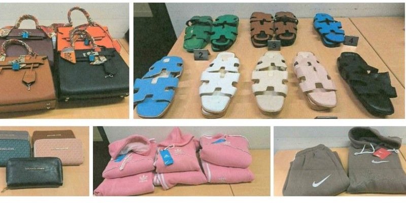 HZA-P: Zoll stoppt Reisenden mit gefälschten Luxusartikeln verteilt auf drei Koffer und ein Handgepäckstück am Flughafen BER / Deal platzt bei der Einreise - Foto: presseportal.de