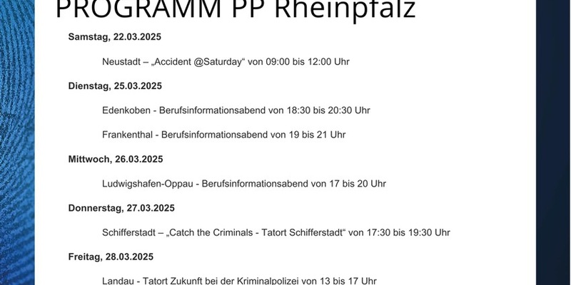 POL-PPRP: 2. landesweite Aktionswoche Deine PoliZEIT - Entdecke den Polizeiberuf hautnah! - Foto: presseportal.de