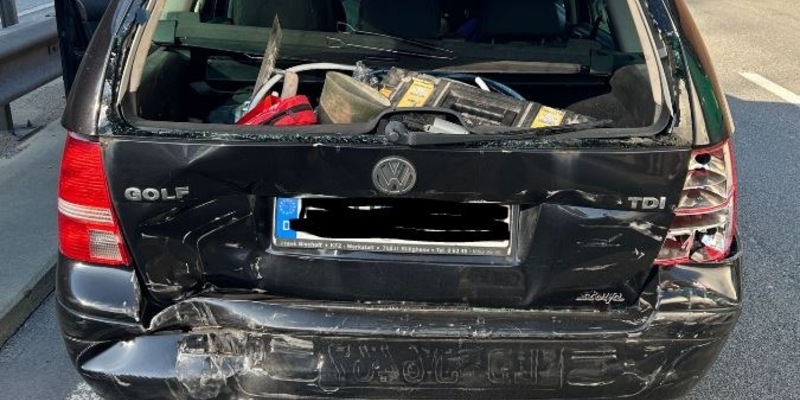 POL-PDLD: A65/AS LD-Zentrum - Auffahrunfall - Foto: presseportal.de