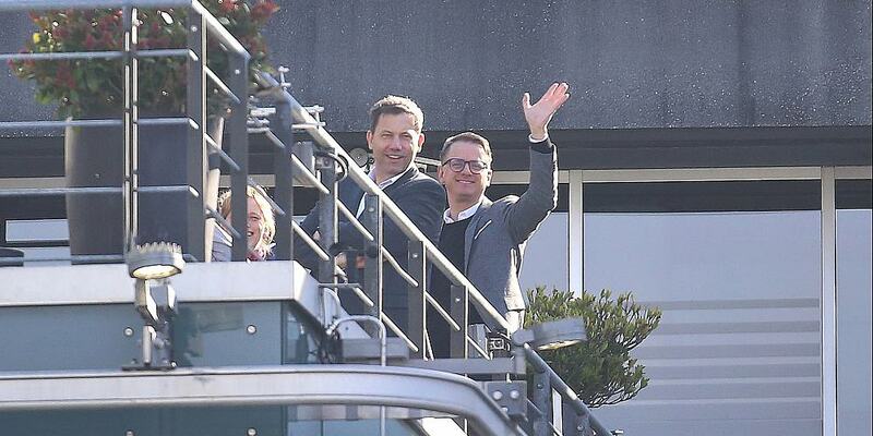 Karin Prien, Lars Klingbeil, Carsten Linnemann am 07.03.2025 - Foto: über dts Nachrichtenagentur