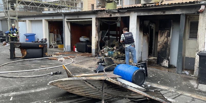 FW-DO: Garagenbrand in der Innenstadt - Foto: presseportal.de