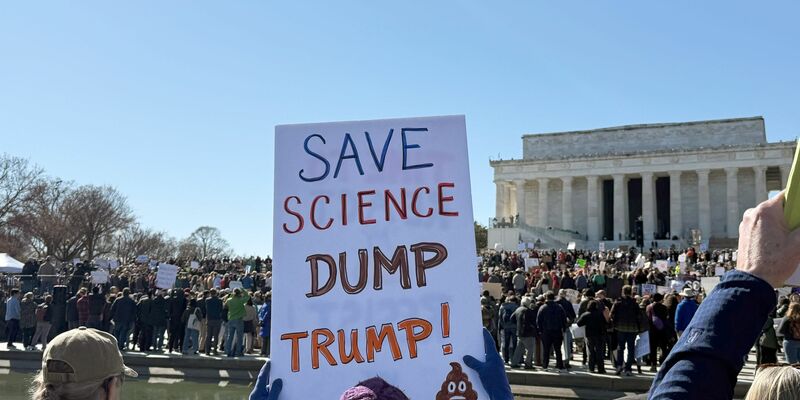 Sorge um Kürzungen treibt Wissenschaftler auf die Straße - Foto: Thomas Müller/dpa