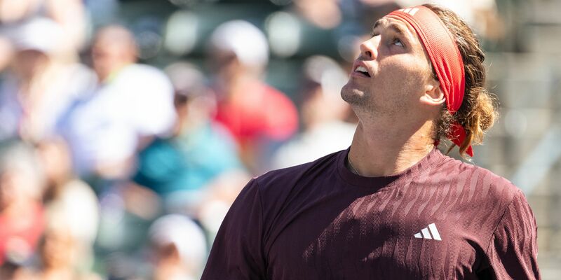 Im ersten Satz sah noch alles gut aus für Alexander Zverev. - Foto: Maximilian Haupt/dpa