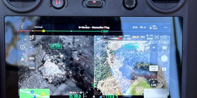 FW-GL: Waldbrand im Königsforst am Tütberg - Foto: presseportal.de