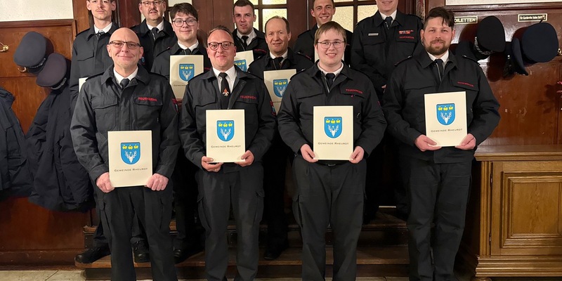 FW Rheurdt: Nachtrag zur Meldung: Jahreshauptversammlung der Löscheinheit Schaephuysen: Ein Jahr voller Engagement und Einsatz - Foto: presseportal.de
