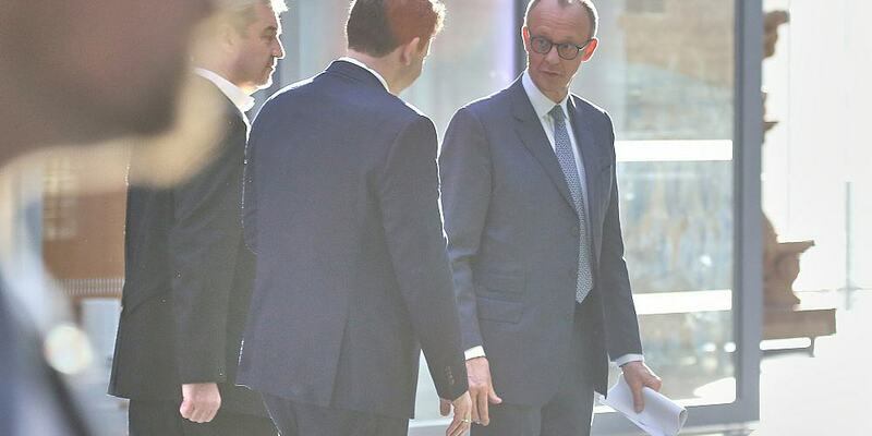 Markus Söder, Friedrich Merz, Lars Klingbeil am 08.03.2025 - Foto: über dts Nachrichtenagentur