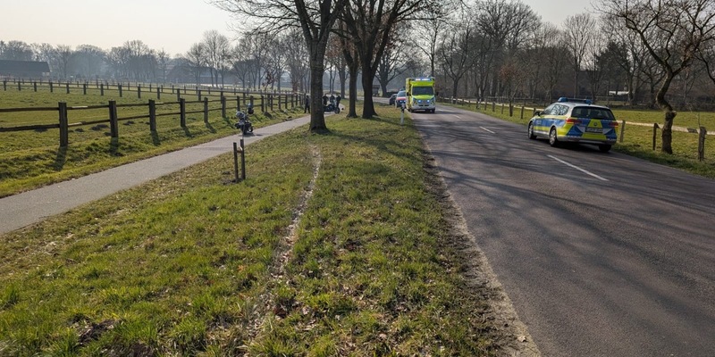 POL-CUX: Verkehrsunfall mit schwer verletztem Motorradfahrer zwischen Drangstedt und Elmlohe (Foto im Anhang) - Foto: presseportal.de