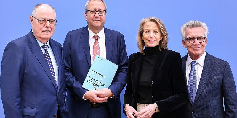 Vorstellung Zwischenbericht und Handlungsempfehlungen für eine Staatsreform am 12.03.2025 - Foto: über dts Nachrichtenagentur