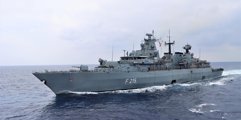 Fregatte Brandenburg löst die Baden-Württemberg im Mittelmeer ab - Foto: presseportal.de