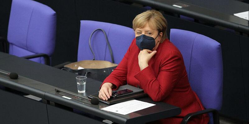 Angela Merkel mit Maske während der Coronakrise (Archiv) - Foto: über dts Nachrichtenagentur