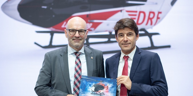 Kooperation zwischen DRF Luftrettung und Airbus Helicopter / Luftretter wollen 10 neue H140 in ihre Flotte aufnehmen - Foto: presseportal.de