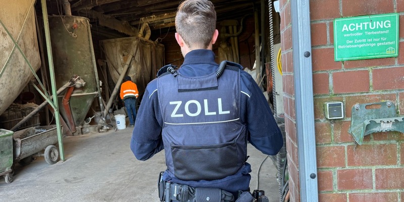 HZA-MS: Hauptzollamt Münster beteiligt sich an bundesweiter Mindestlohnprüfung Finanzkontrolle Schwarzarbeit (FKS) des Zolls am heutigen Donnerstag münsterlandweit tätig - Foto: presseportal.de