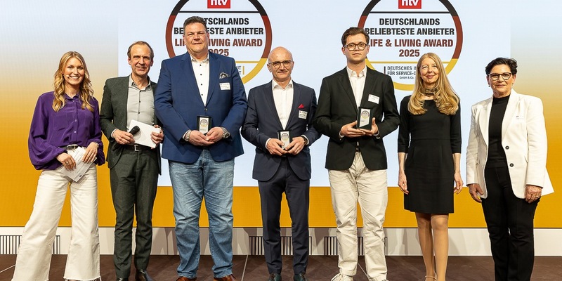 Beliebtester Anbieter Deutschlands - Fischer Future Heat vom Deutschen Institut für Service-Qualität & n-tv prämiert / Life & Living Award 2025 im Bereich Elektrokamine - Foto: presseportal.de
