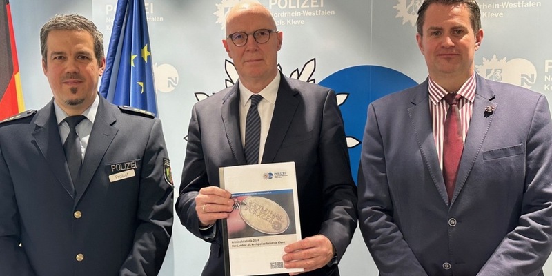 POL-KLE: Kreis Kleve - Jede zweite Straftat wird aufgeklärt! Polizei stellt Kriminalstatistik für 2024 vor - Foto: presseportal.de