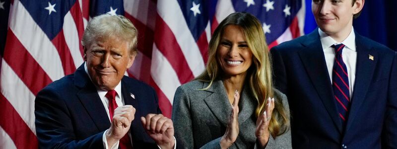 Barron ist das einzige gemeinsame Kind von Donald Trump und First Lady Melania. (Archivbild) - Foto: Julia Demaree Nikhinson/AP