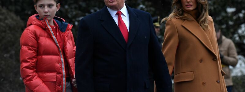 Barron hat einen Teil seiner Kindheit im Weißen Haus verbracht. (Archivbild) - Foto: Susan Walsh/AP/dpa