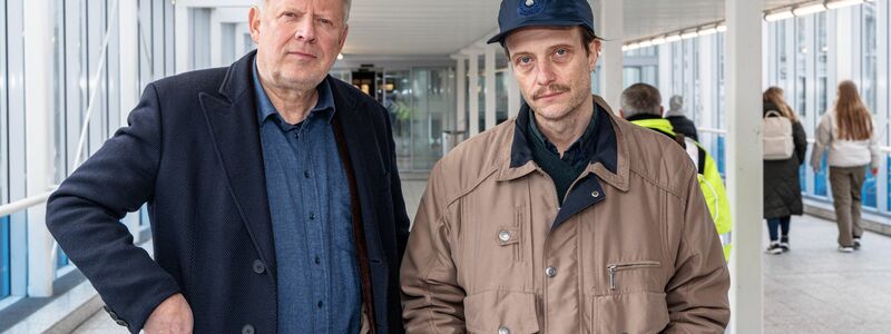 In seinem letzten Fall als Kommisar Klaus Borowski hat Axel Milberg einen cleveren Gegenspieler (August Diehl). (Archivbild) - Foto: Markus Scholz/dpa