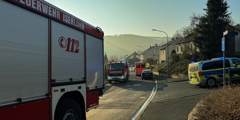 FW-MK: Einfamilienhaus durch Brandrauch unbewohnbar - Bewohner können sich selbst retten - Foto: presseportal.de