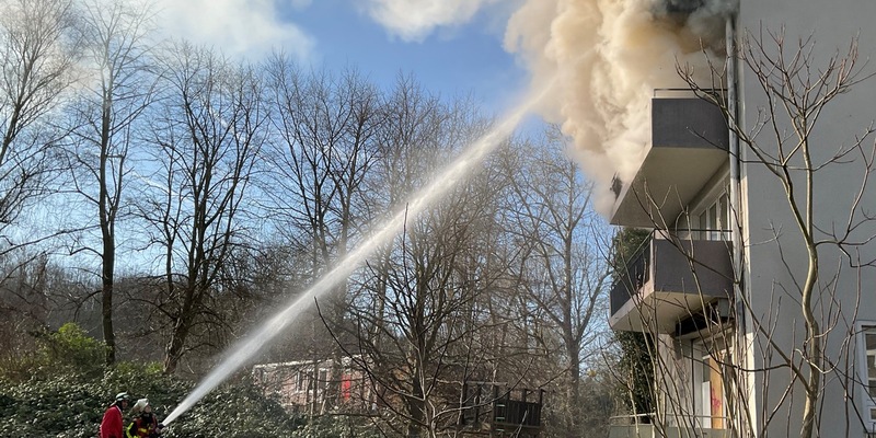 FW-GLA: Wohnungsbrand am Busfortshof- Keine Verletzten - Foto: presseportal.de