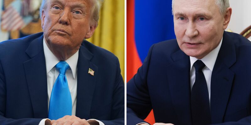 Zweites Telefonat zwischen Trump und Putin: Es geht nur mühsam voran. - Foto: Evan Vucci/AP/Mikhail Metzel/Pool Sputnik Kremlin via AP/dpa