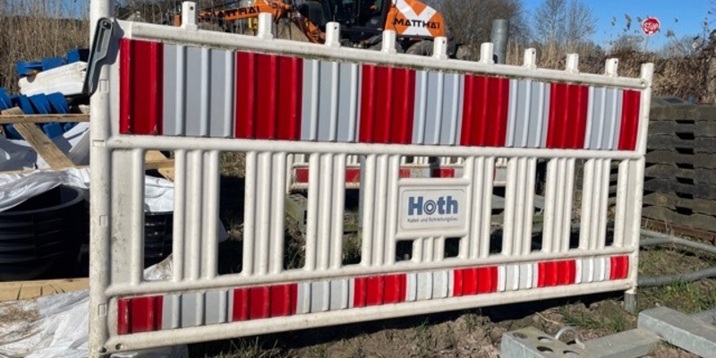 POL-CUX: Diebstahl von Absperrmaterial an der Baustelle der B6 im Bereich Loxstedt (Foto im Anhang) - Foto: presseportal.de