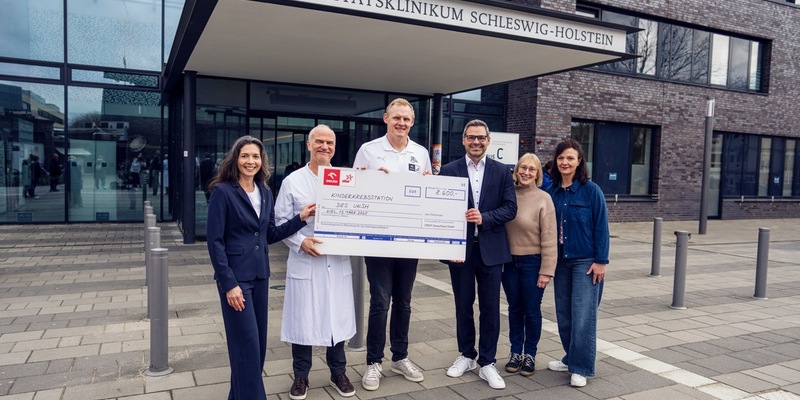 Handballtore für den guten Zweck: ORLEN Deutschland unterstützt Kinderkrebsstation - Foto: presseportal.de