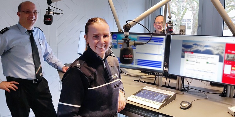 POL-GT: Frag die Polizei/ Gemeinsames Radioformat mit Radio Gütersloh zum Thema Voraussetzungen und Einstieg in den Polizeiberuf - Foto: presseportal.de