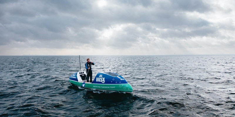 6000 km mit dem Stand-up-Paddleboard alleine und ohne Begleitung über den Atlantik: Michael Walther setzt ein Zeichen für Klimaschutz und Veränderung - Foto: presseportal.de