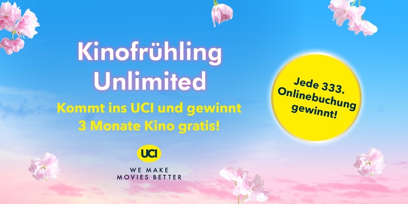 UCI startet mit großer Verlosung in den Kinofrühling UNLIMITED - Foto: presseportal.de