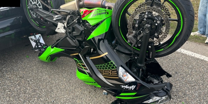 POL-PDLD: Landau - Mit Motorrad überschlagen - Foto: presseportal.de