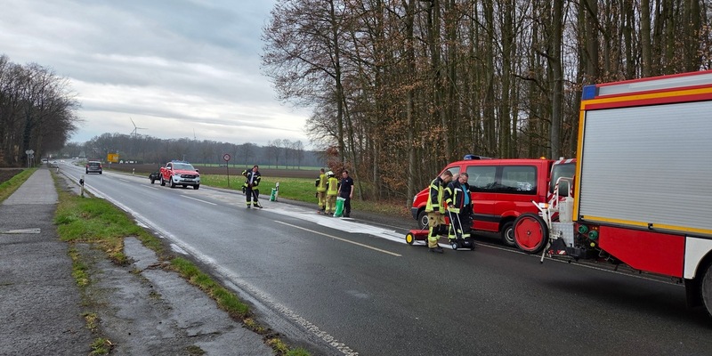 FW Datteln: Kraftstoffspur fĂĽhrt durch das gesamte Staftgebiet - Foto: presseportal.de