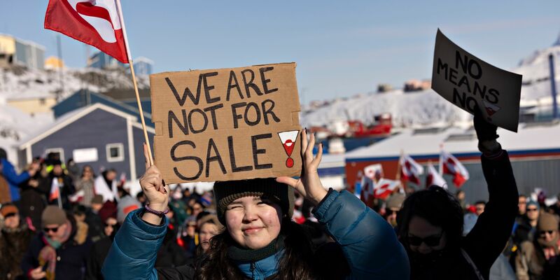 Die US-Regierung will sich Grönland einverleiben - in Washington scheint es nun vor allem um die Frage zu gehen, wie man es am besten bewerkstelligt. (Archivbild) - Foto: Christian Klindt Soelbeck/Ritzau Scanpix Foto/AP/dpa