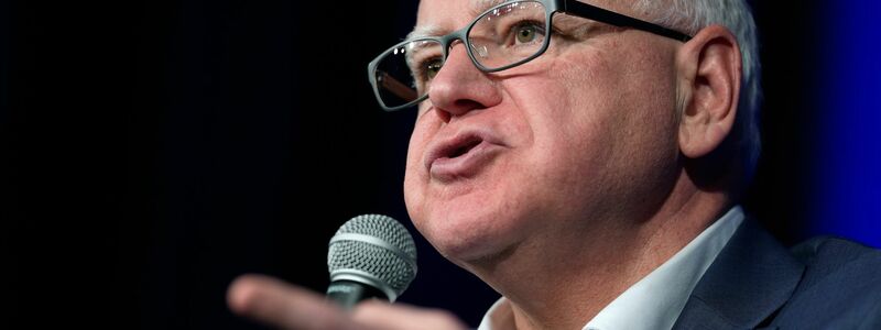 Als Vize wurde es nichts, will Tim Walz nun ins Oval Office? (Archivbild) - Foto: Matthew Putney/AP/dpa