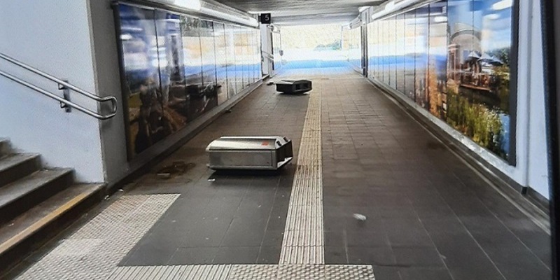 BPOL NRW: Vandalismus am Bahnhof Oelde - Bundespolizei sucht Zeugen - Foto: presseportal.de
