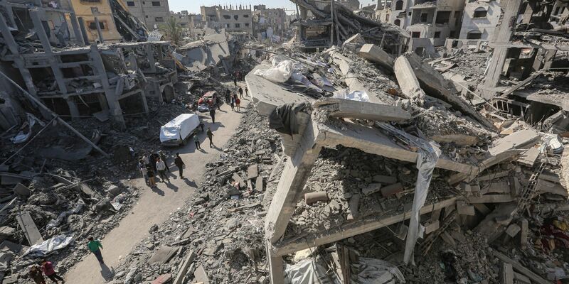 Zerstörte Gebäude im Gazastreifen. (Archivbild) - Foto: Omar Ashtawy/APA Images via ZUMA Press Wire/dpa