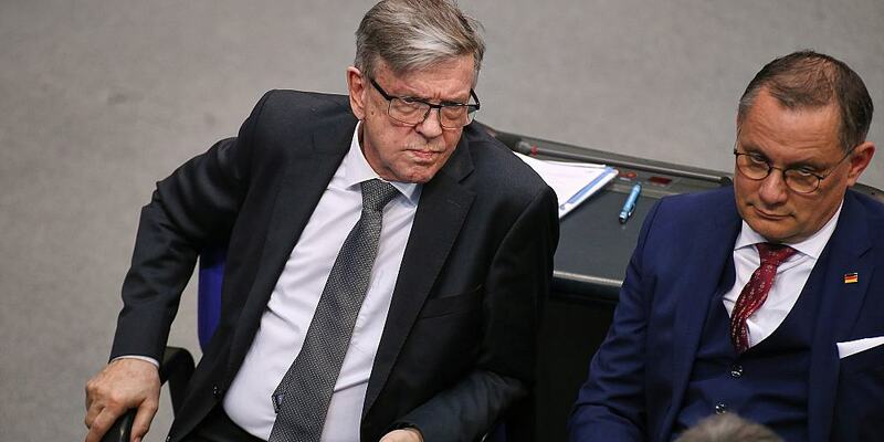AfD-Bundestagsvizekanddiat Gerold Otten und Tino Chrupalla am 25.03.2025 - Foto: über dts Nachrichtenagentur