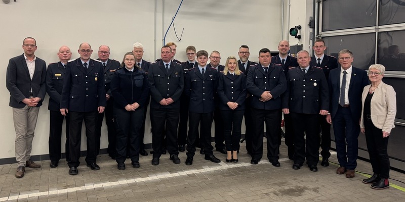 FW-AUR: Jahreshauptversammlung der Feuerwehr Haxtum - Foto: presseportal.de