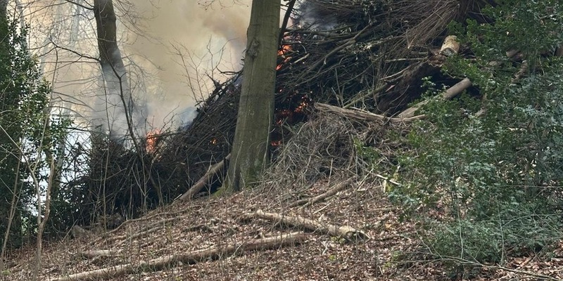 FW-Velbert: Flächenbrand an der Losenburger Straße - Foto: presseportal.de
