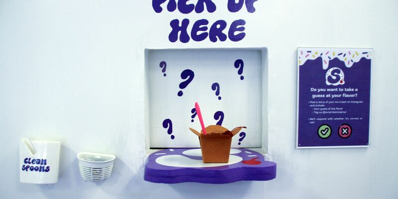 Ein New Yorker Eisladen nimmt Kunden und Kundinnen die Entscheidung ab. - Foto: Christina Horsten/dpa