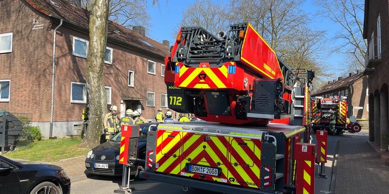 FW Bocholt: Feuer im Keller eines Mehrfamilienhauses - Foto: presseportal.de