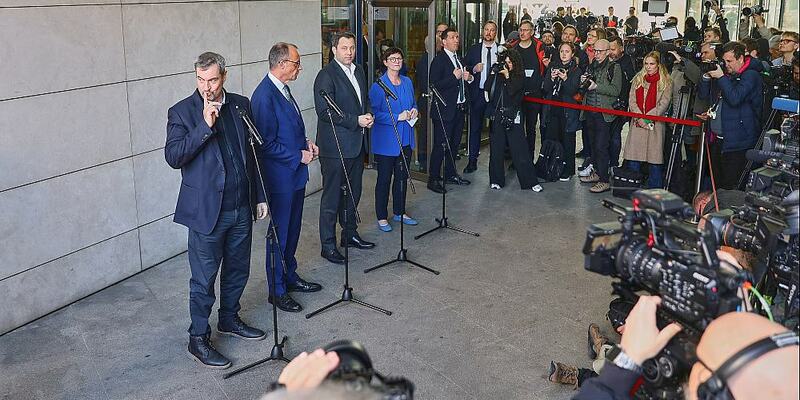 Koalitionsverhandlungen zwischen Union und SPD am 28.03.2025 - Foto: über dts Nachrichtenagentur
