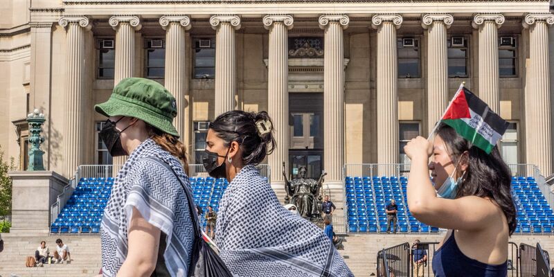 Im vergangenen Jahr war die Columbia University Schauplatz großer propalästinensischer Proteste . (Archivbild) - Foto: Carlos Chiossone/ZUMA Press Wire/dpa